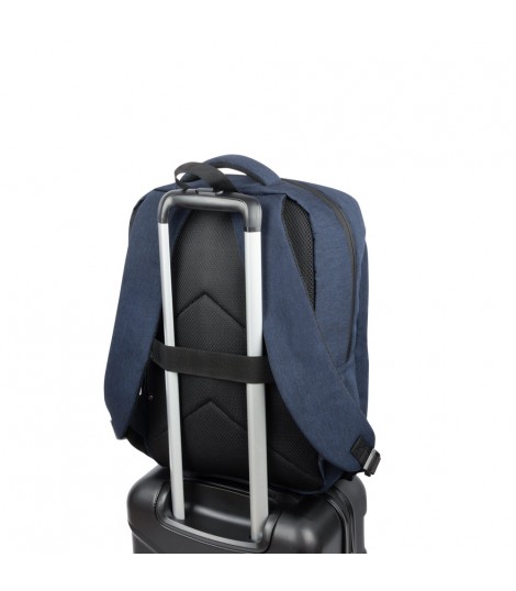 COVENTRY Mochila para portatil en poliester reciclado 600D alta densidad con revestimiento resistente al agua y forro en poli
