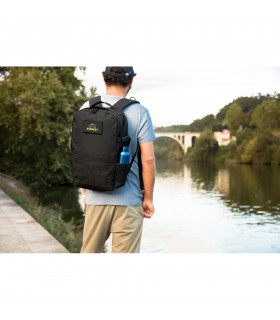 EDINBURGH BPACK Mochila de estilo militar en poliester reciclado 600D alta densidad y forro en poliester reciclado 210D 17 3