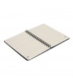 MISHIMA Cuaderno A5 con tapa semidura de fieltro reciclado 100 rPET con anillas y paginas rayadas