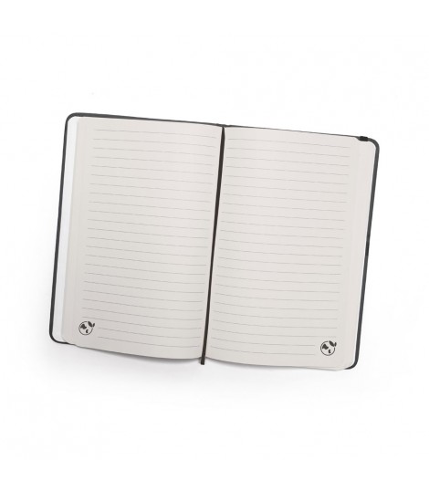 CAMPUS Cuaderno A5 de tapa dura en PU 35 reciclado con paginas rayadas
