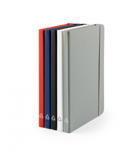 CAMPUS Cuaderno A5 de tapa dura en PU 35 reciclado con paginas rayadas