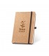HAWKINS A5 Libreta de corcho A5 con paginas lisas en material certificado FSC y otros materiales sostenibles