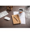 HAWKINS A5 Libreta de corcho A5 con paginas lisas en material certificado FSC y otros materiales sostenibles