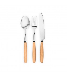 BOULUD Juego de 3 piezas en madera de acacia