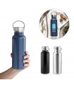 DUPLANTIS. Botella de acero inoxidable (90% reciclado) con aislamiento al vacío de 750 mL