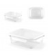 QUORIN Caja hermetica de vidrio borosilicato 1000 mL
