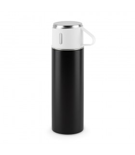 COMANECI Botella de acero inoxidable de doble pared 90 reciclado con acabado mate 490 mL