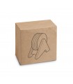 PLYCORK Soporte de madera contrachapada con 6 posavasos de corcho