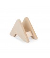 PLYCORK Soporte de madera contrachapada con 6 posavasos de corcho