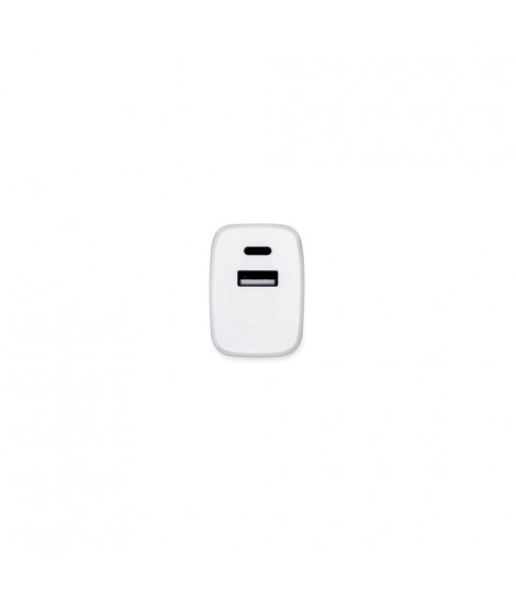 WEGENER Adaptador de corriente con puerto USB A de 18 W y USB C de 20 W en 100 rABS
