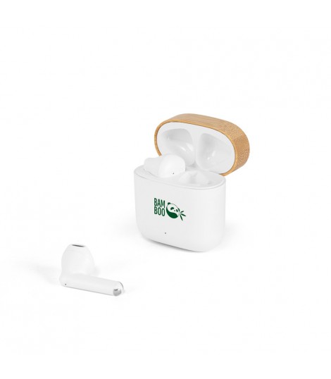 COBAIN Auriculares inalambricos con 10h de autonomia en 100 rABS y bambu
