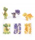 DINOSAURUS Puzzle 3D de papel y EVA con forma de dinosaurio