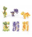 DINOSAURUS Puzzle 3D de papel y EVA con forma de dinosaurio