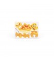 DINOSAURUS Puzzle 3D de papel y EVA con forma de dinosaurio