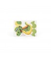 DINOSAURUS Puzzle 3D de papel y EVA con forma de dinosaurio