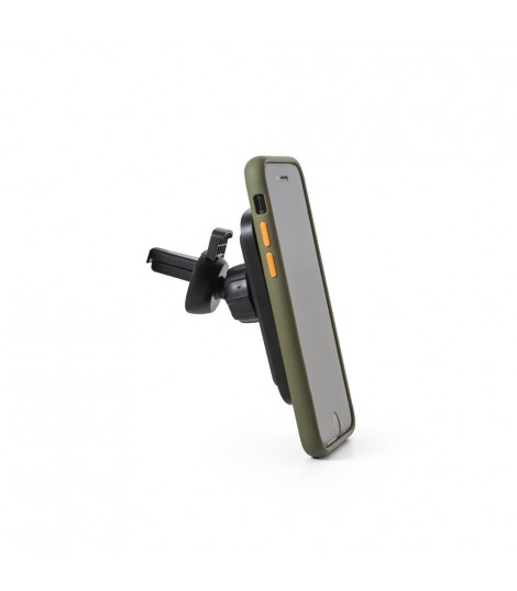 KOCH Soporte para smartphone para coche con cargador magnetico inalambrico de 15 W en ABS reciclado 100 rABS