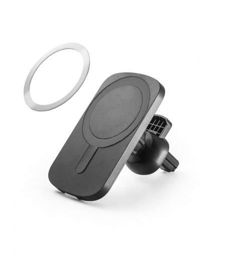 KOCH Soporte para smartphone para coche con cargador magnetico inalambrico de 15 W en ABS reciclado 100 rABS