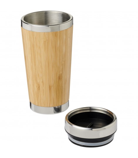 Vaso con aislamiento y exterior de bambu de 450 ml Bambus