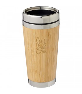 Vaso con aislamiento y exterior de bambu de 450 ml Bambus