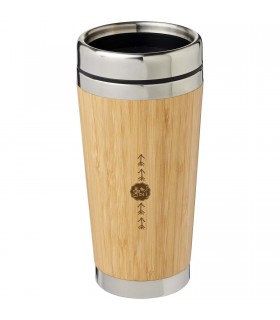 Vaso con aislamiento y exterior de bambu de 450 ml Bambus