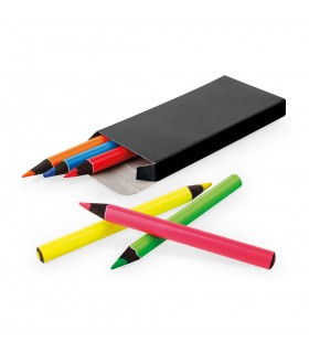 MEMLING Caja con 6 lapices de color