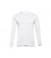 THC BERN WH Polo de manga larga para hombre
