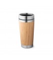 PIETRO Vaso de viaje de bambu de 500 ml