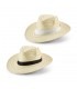 EDWARD POLI Sombrero de paja natural