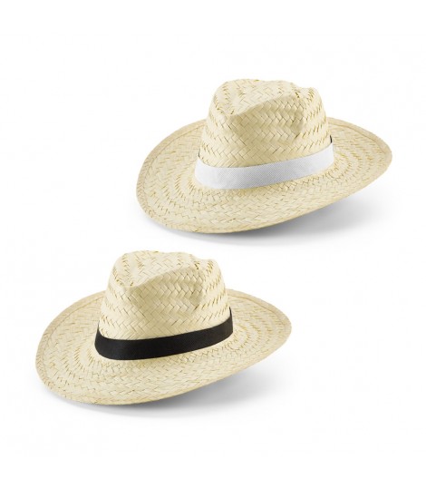 EDWARD POLI Sombrero de paja natural