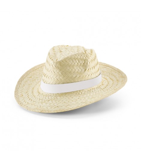 EDWARD RIB Sombrero de paja natural