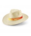 EDWARD RIB Sombrero de paja natural