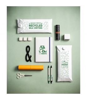 MILKY Bloc de notas A5 hecho con cartones de leche reciclados