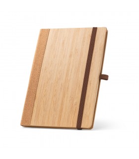 ORWELL Cuaderno A5 con tapa dura realizado con hojas de bambu y corcho