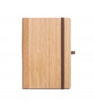 ORWELL Cuaderno A5 con tapa dura realizado con hojas de bambu y corcho