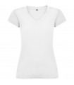 Camiseta de cuello de pico de manga corta para mujer Victoria