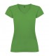 Camiseta de cuello de pico de manga corta para mujer Victoria