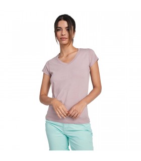 Camiseta de cuello de pico de manga corta para mujer Victoria