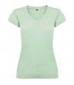 Camiseta de cuello de pico de manga corta para mujer Victoria