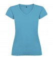 Camiseta de cuello de pico de manga corta para mujer Victoria
