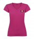 Camiseta de cuello de pico de manga corta para mujer Victoria