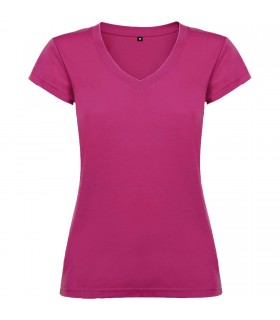 Camiseta de cuello de pico de manga corta para mujer Victoria