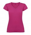 Camiseta de cuello de pico de manga corta para mujer Victoria