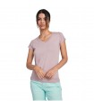 Camiseta de cuello de pico de manga corta para mujer Victoria