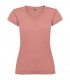 Camiseta de cuello de pico de manga corta para mujer Victoria