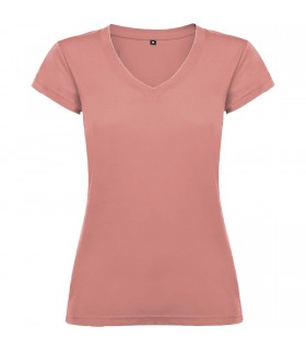Camiseta de cuello de pico de manga corta para mujer Victoria