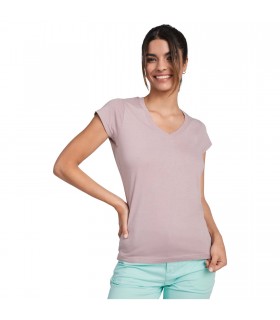 Camiseta de cuello de pico de manga corta para mujer Victoria