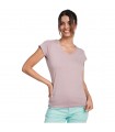 Camiseta de cuello de pico de manga corta para mujer Victoria