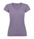 Camiseta de cuello de pico de manga corta para mujer Victoria