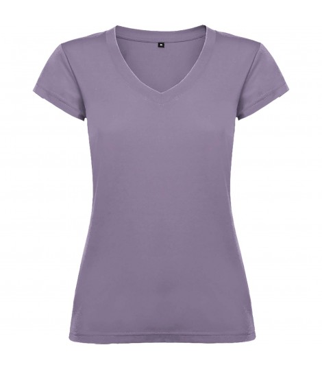 Camiseta de cuello de pico de manga corta para mujer Victoria