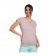 Camiseta de cuello de pico de manga corta para mujer Victoria